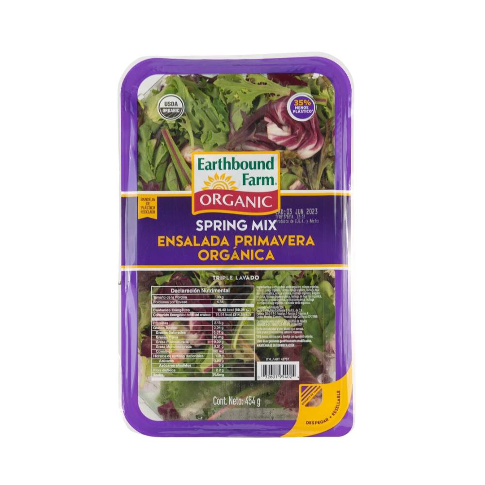 Earthbound Farm · Ensalada primavera orgánica (454 g)