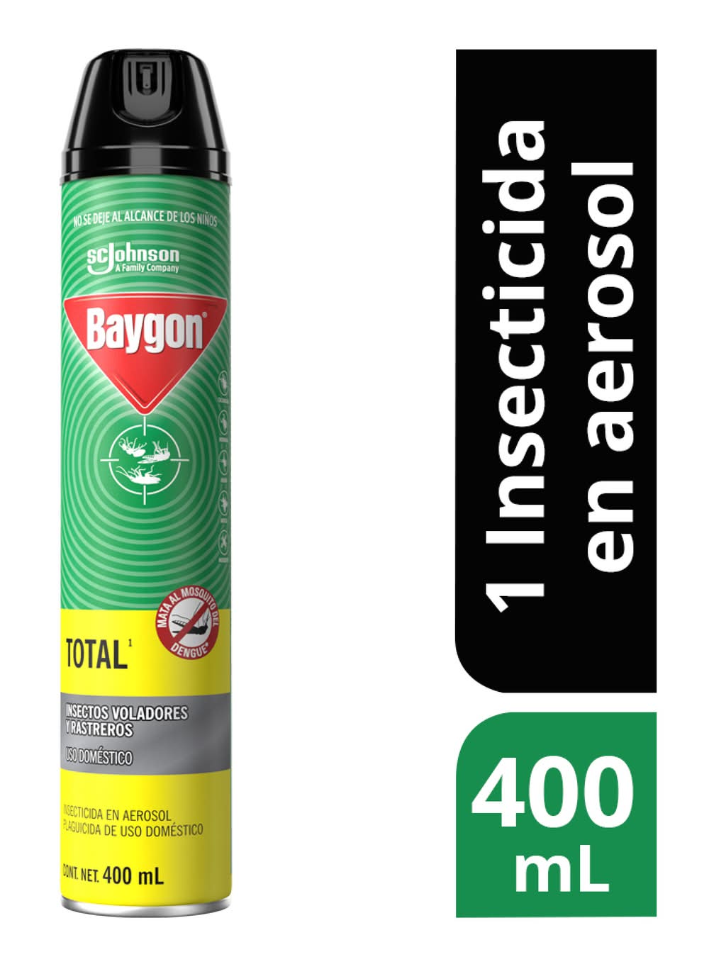 Baygon · Insecticida en aerosol total (400 ml)