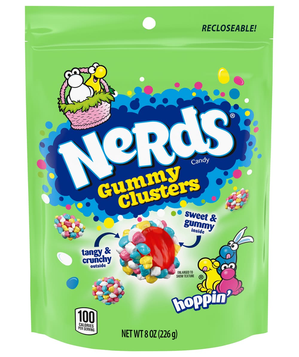 Nerds 08334 159037 Easter Hoppin Gummy Clusters (8 oz)