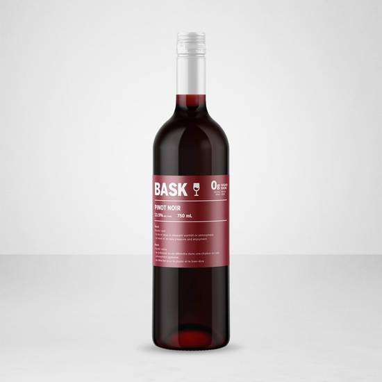 BASK Pinot Noir 750mL (12.5% ABV)