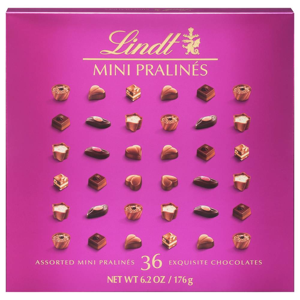 Lindt Mini Assorted Pralines Exquisite Chocolates (6.2 oz)