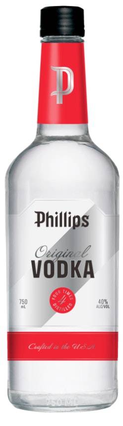 Phillips Distilled 4 Times Vodka (1.75 L)