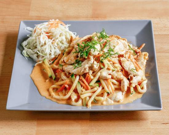 Makaron Udon z Mlekiem Kokosowym