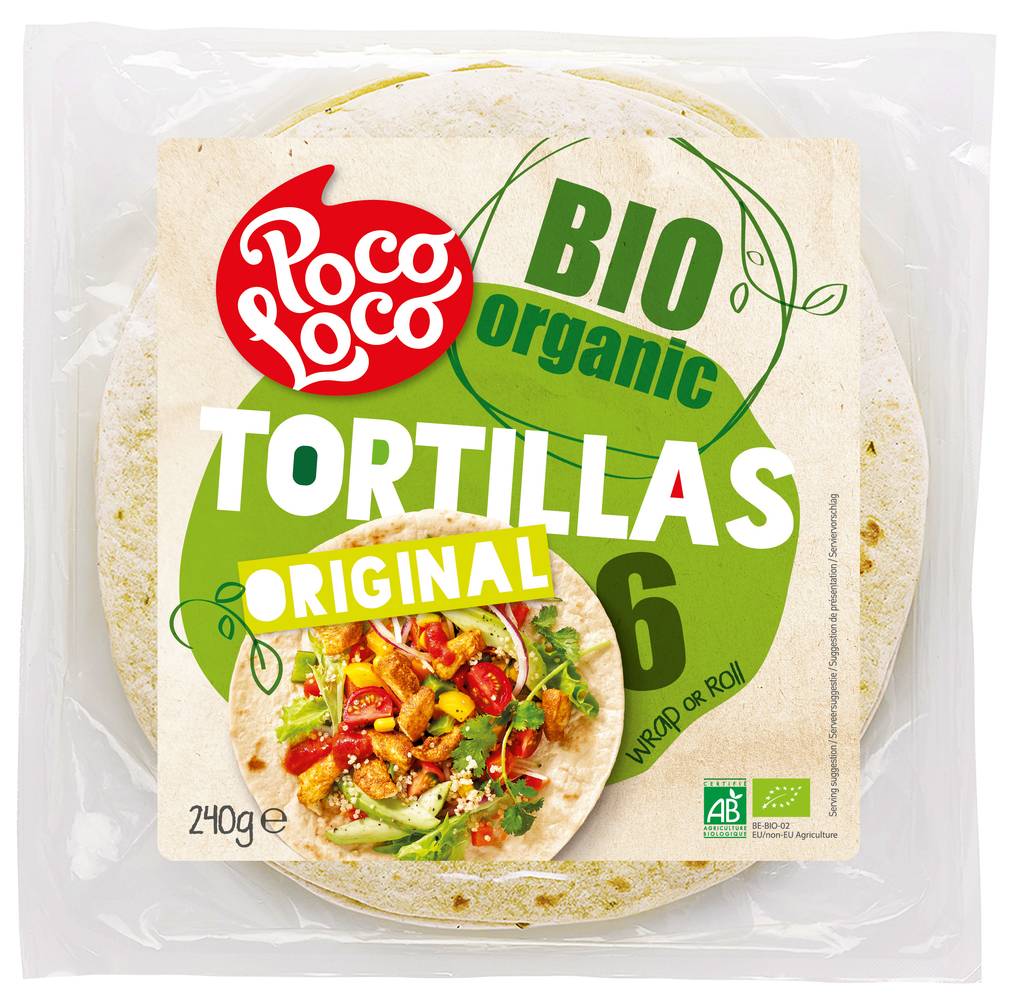 Poco Loco - Tortillas nature bio, 20cm (6)