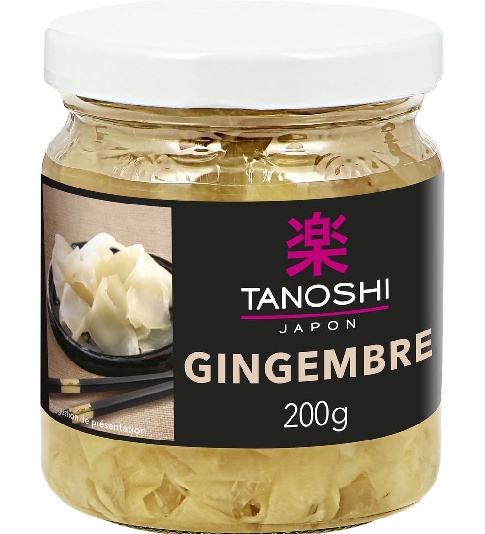 Tanoshi - Gingembre fines lamelles (100g)