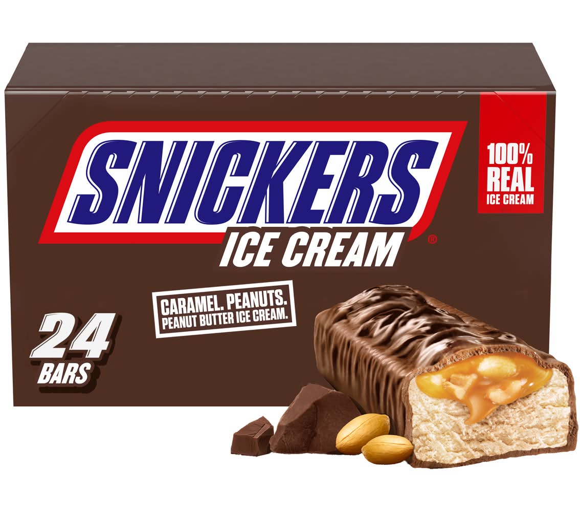 Snickers Peanut Butter Caramel Ice Cream Bar (48 fl oz)