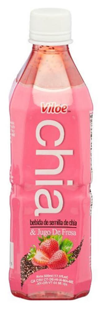 Viloe Chia Seed Juice Drink, Strawberry (17 fl oz)