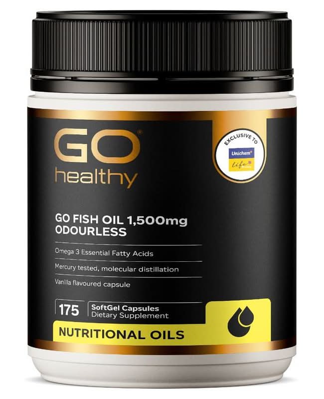 GO Healthy GO Fish Oil 1500mg Capsules 175s