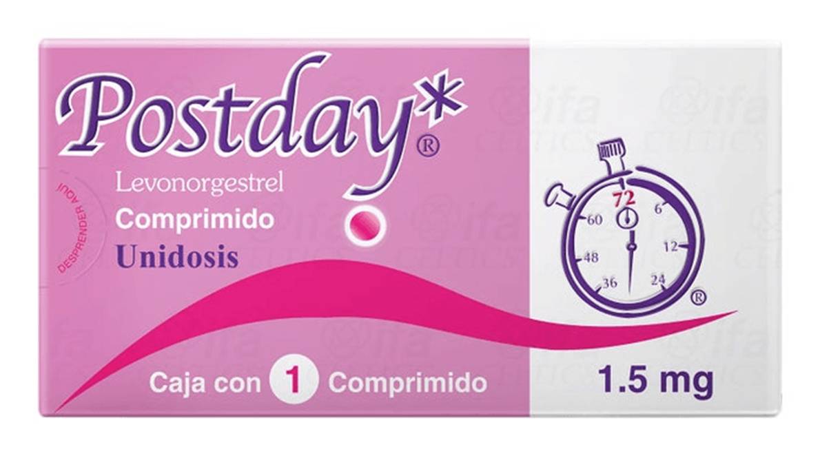 Postday · Levonorgestrel 1.5 mg comprimido