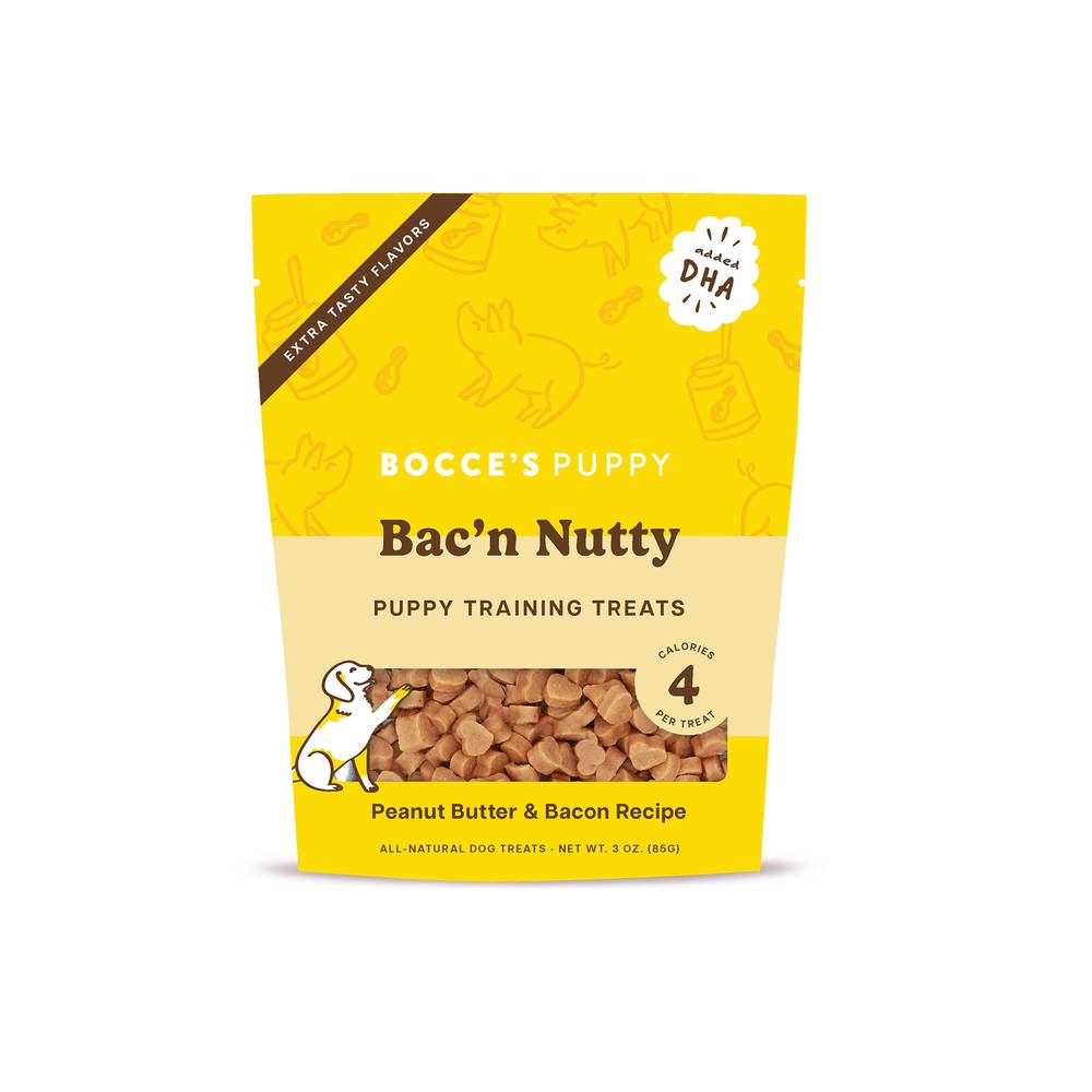 Bocce's Bakery Bacon Nutty Puppy Training Treat