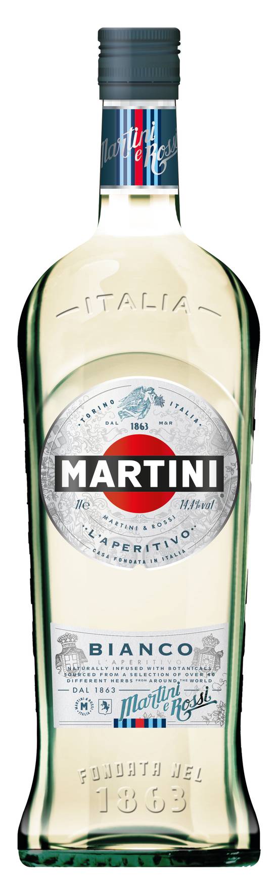 Martini - Bianco apéritif à base de vin (1 L)