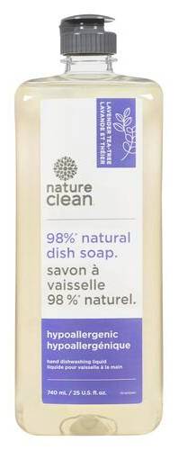 Nature Clean Dishwashing Liquid, Lavender-Tea Tree (740 ml)