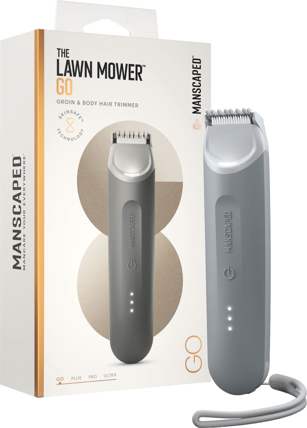 Manscaped - The Lawn Mower Go Groin & Body Hair Trimmer - Gray