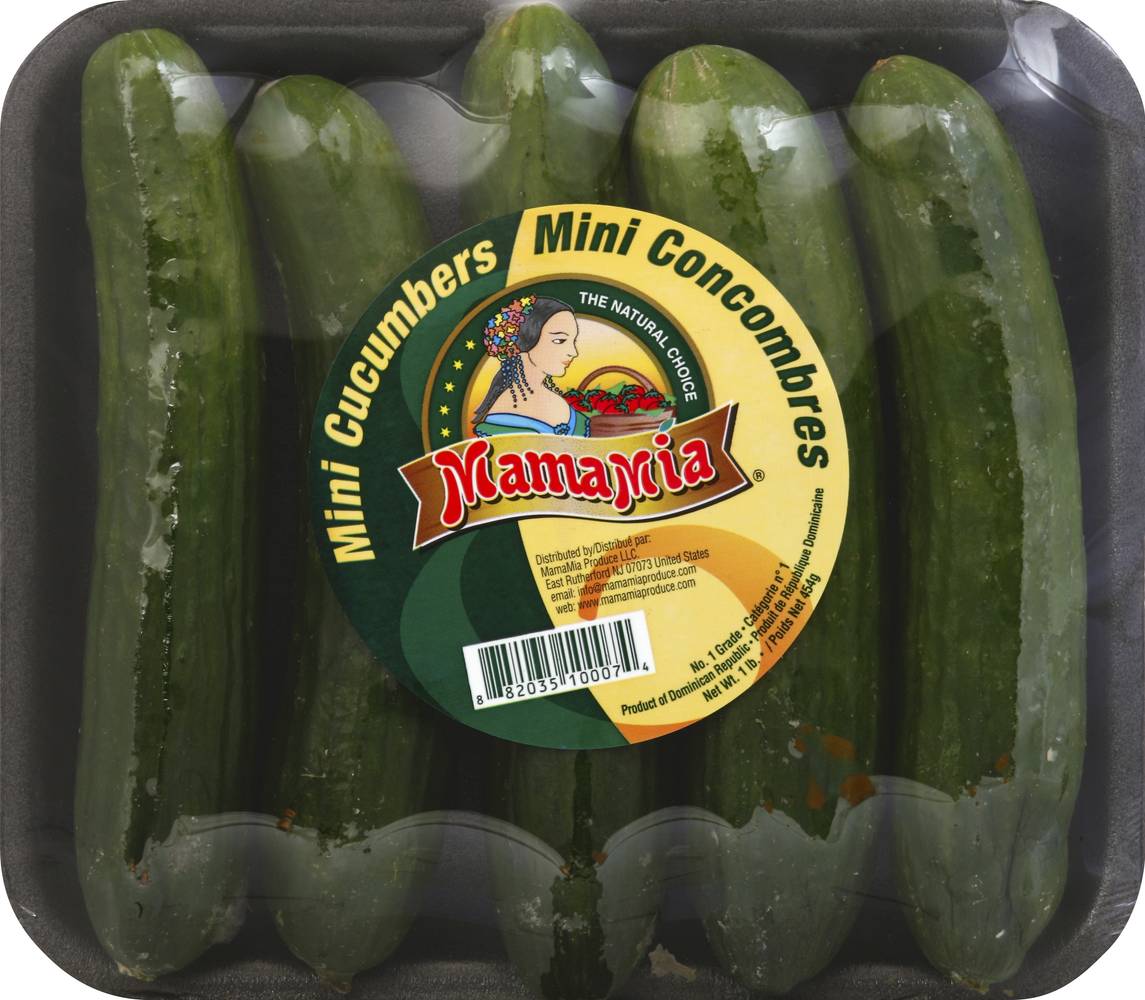 MamaMia · Mini Cucumbers (1 lb)