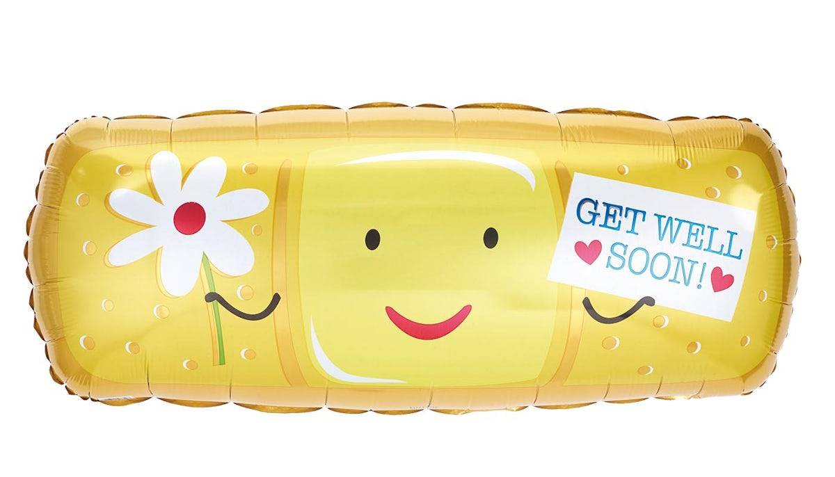 30" Get Well Bandage Shape Balloon