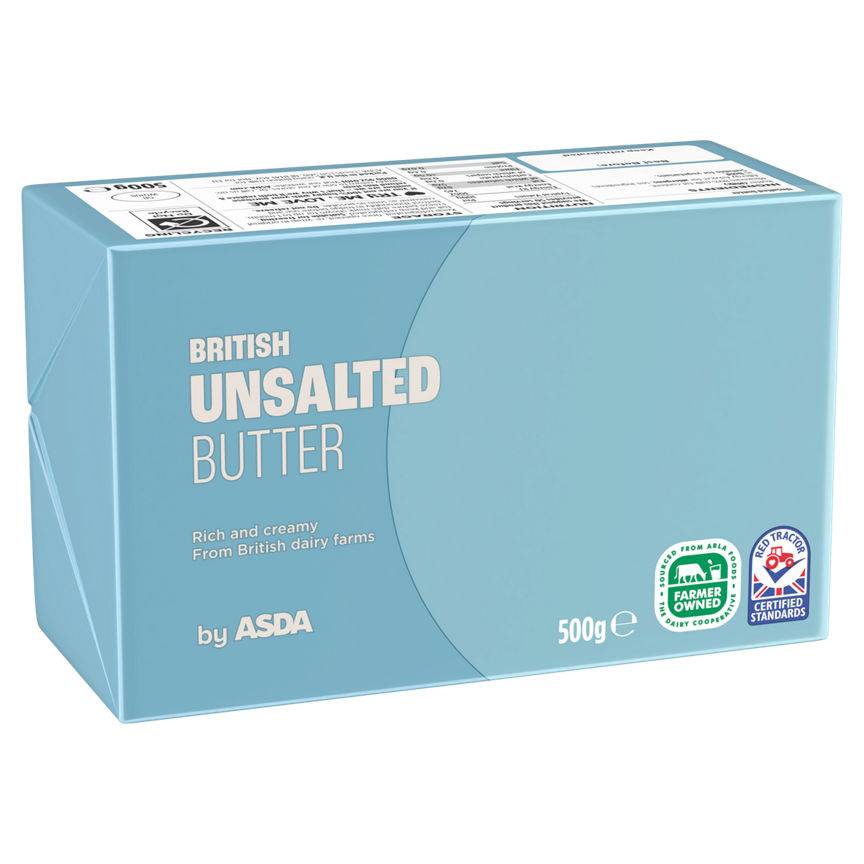 ASDA British Unsalted Butter (500g)