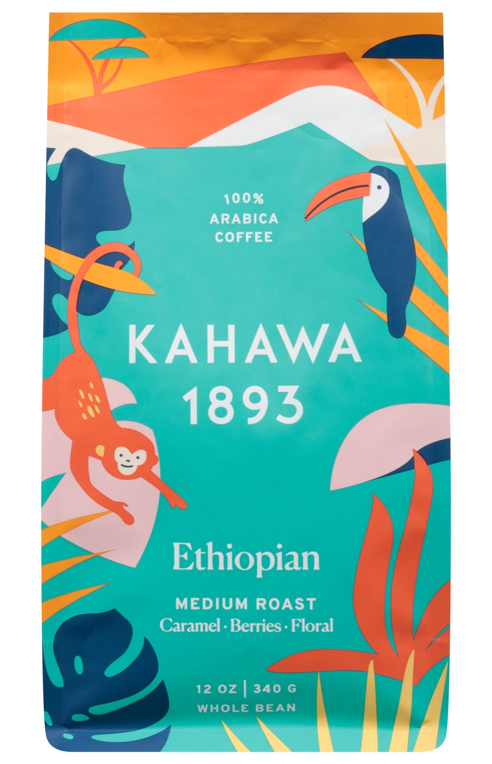 Kahawa 1893 Ethiopian Medium Roast Coffee (12 oz)