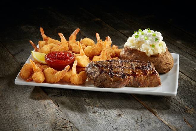 Steak & Mini Fried Shrimp