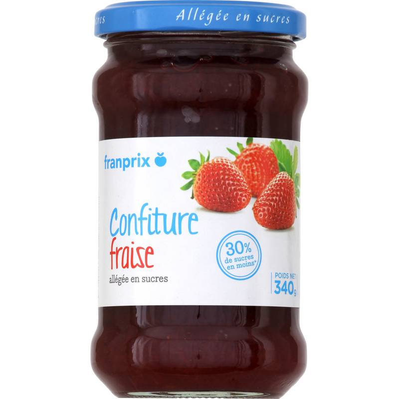 Franprix - Confiture de fraise allégée en sucres