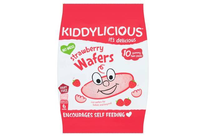Kiddylicious Strawberry Wafer 10pk