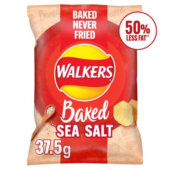 Walkers Baked Ready Salted Crisps 37.5g