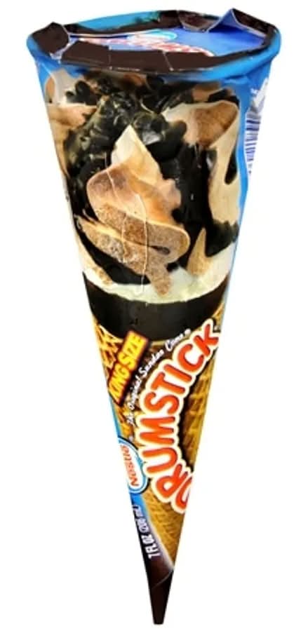 Drumstick King Size Triple Chocolate Ice Cream Cone