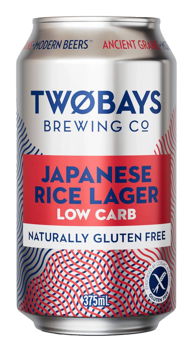 Two Bays Gluten Free Japanese Lager 4X375Ml