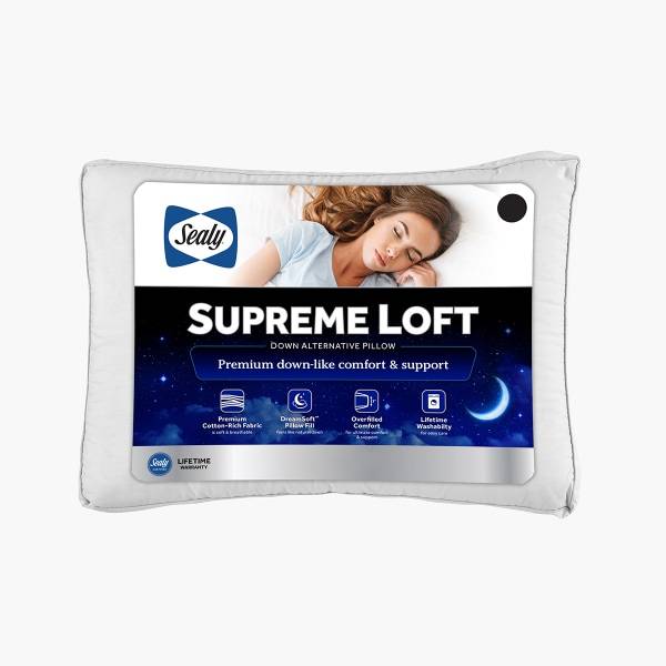 Sealy Supreme Loft Pillow, Jumbo