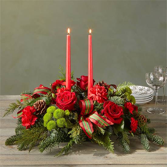 Order By the Candlelight Centerpiece food online from Proflowers store, SHELBYVILLE on bringmethat.com