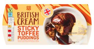 Co-op Sticky Toffee Puddings 2 x 105g (210g)