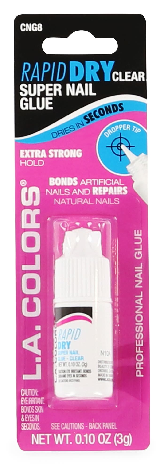 L.A. Colors® Rapid-Dry Super Nail Glue - Clear 0.10oz