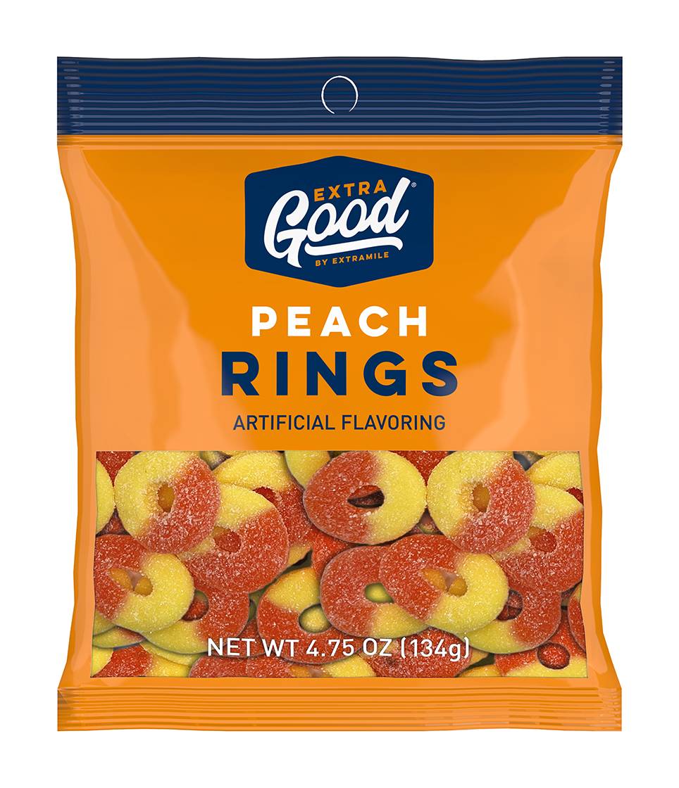 ExtraGood Peach Rings 4.75oz