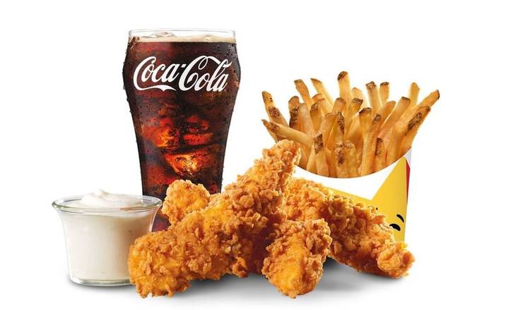 3 PC Hand-Breaded Chicken Tender Combo