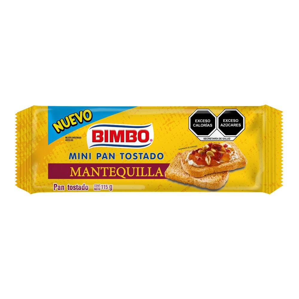 Bimbo pan mini tostado mantequilla