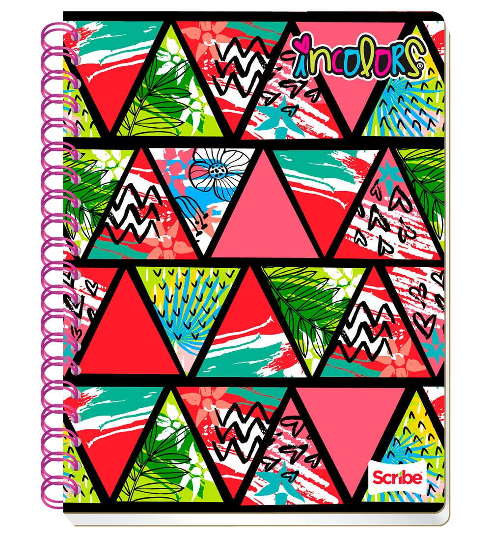 Scribe · Incolors cuaderno profesional cuadro chico (400 g)