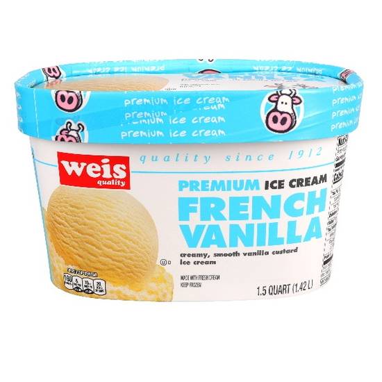Weis Quality Ice Cream French Vanilla