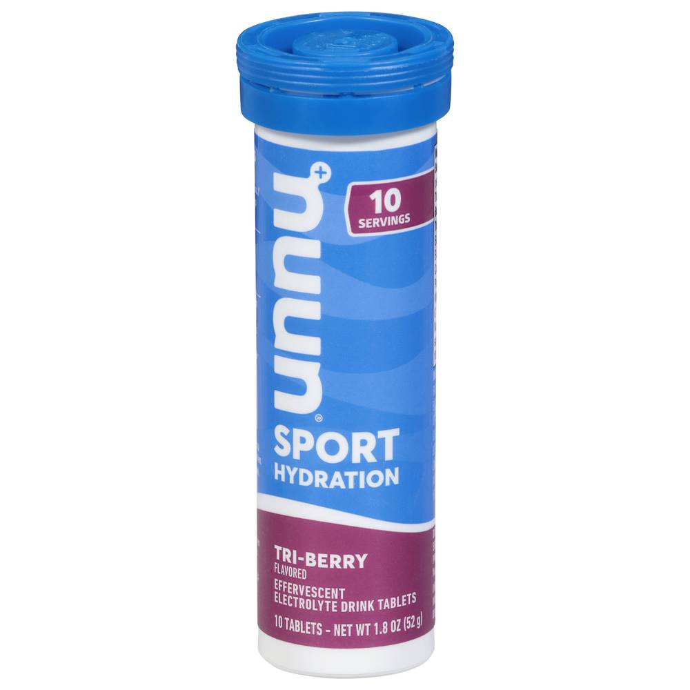 Nuun Sport Hydration Tablets, Tri- Berry (0.2 lbs, 10 ct)