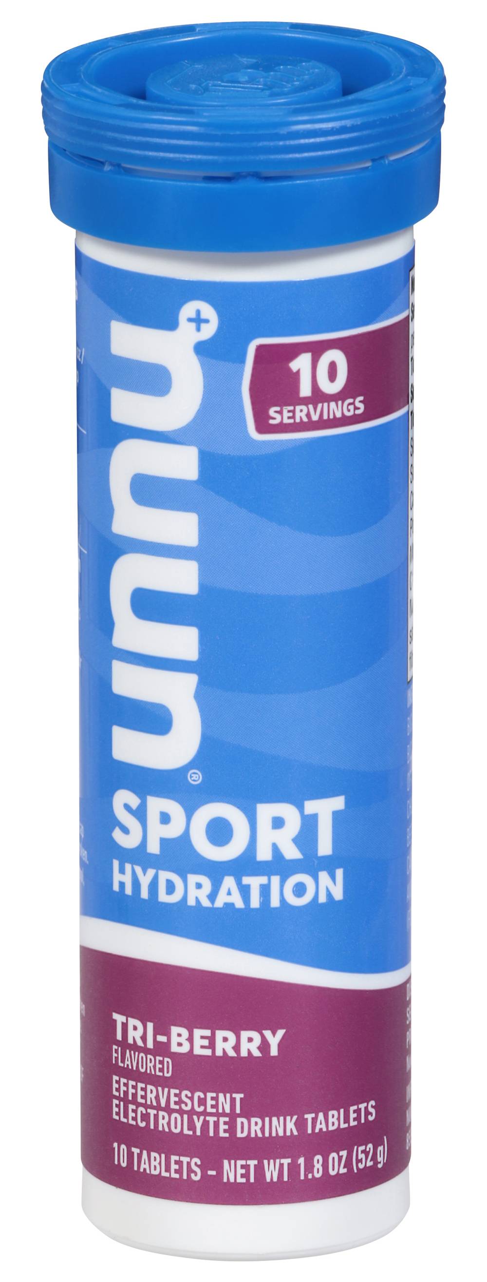 Nuun Sport Hydration Tablets, Tri- Berry (0.2 lbs, 10 ct)