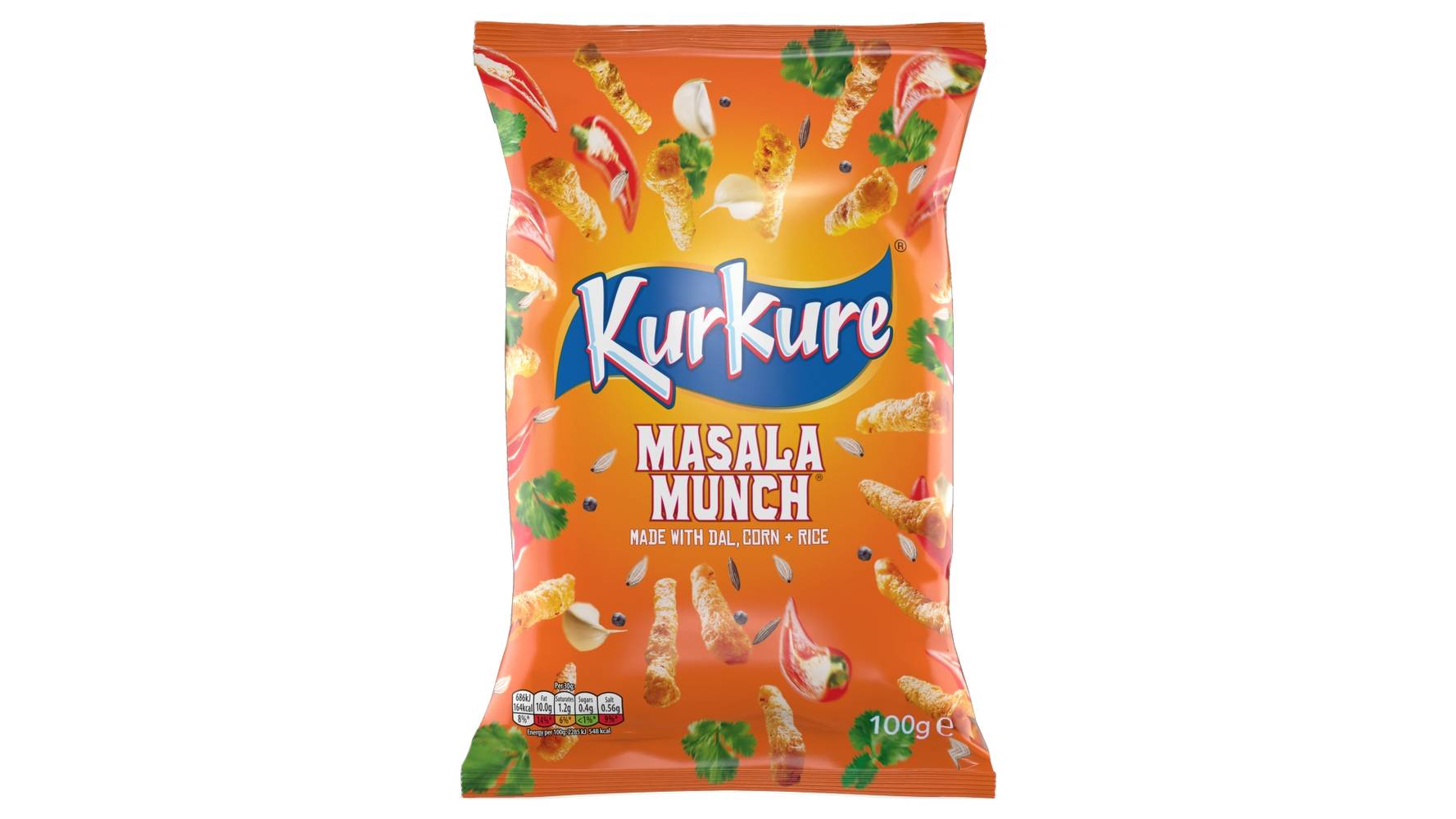 Kurkure Masala Munch, Sharing Snacks Crisps (100g)