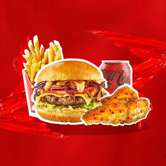 Beef Burger Combo For One