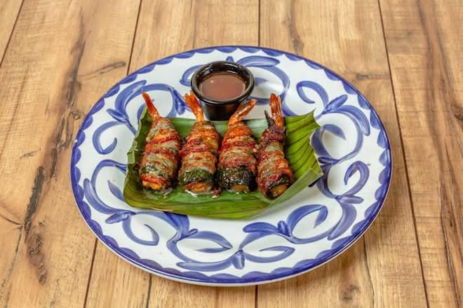 BACON WRAPPED SHRIMP