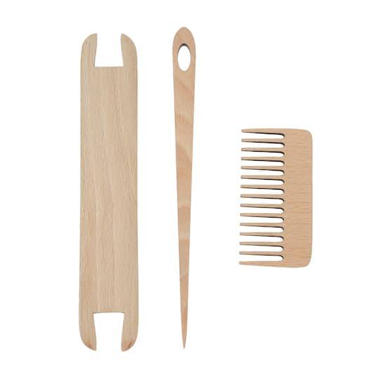 Beechwood Weaving Tool Set By Loops & Threads