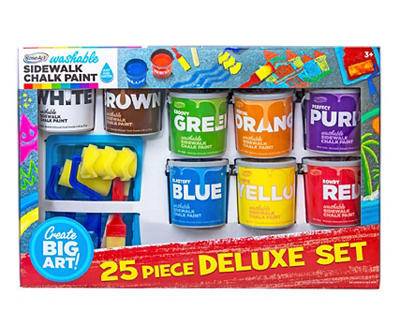 Deluxe 25-Pc. Sidewalk Chalk Paint Set