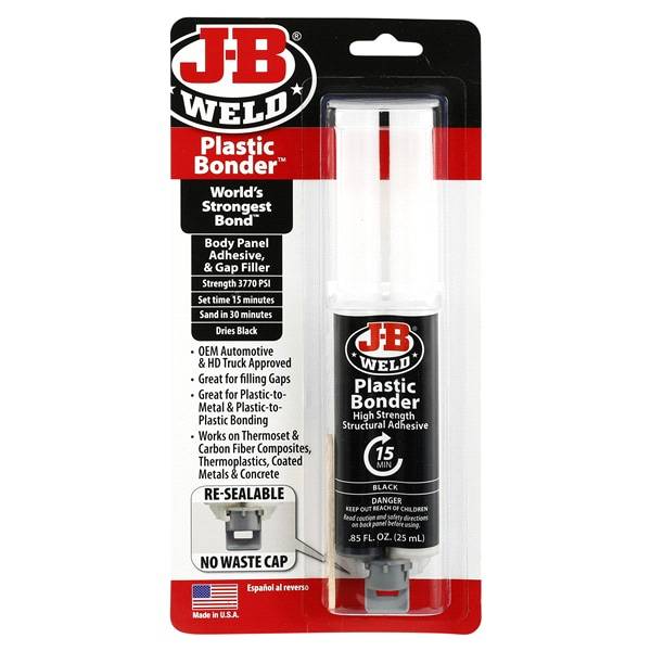 J-B Weld Plastic Bonder Syringe (0.9 fl oz)