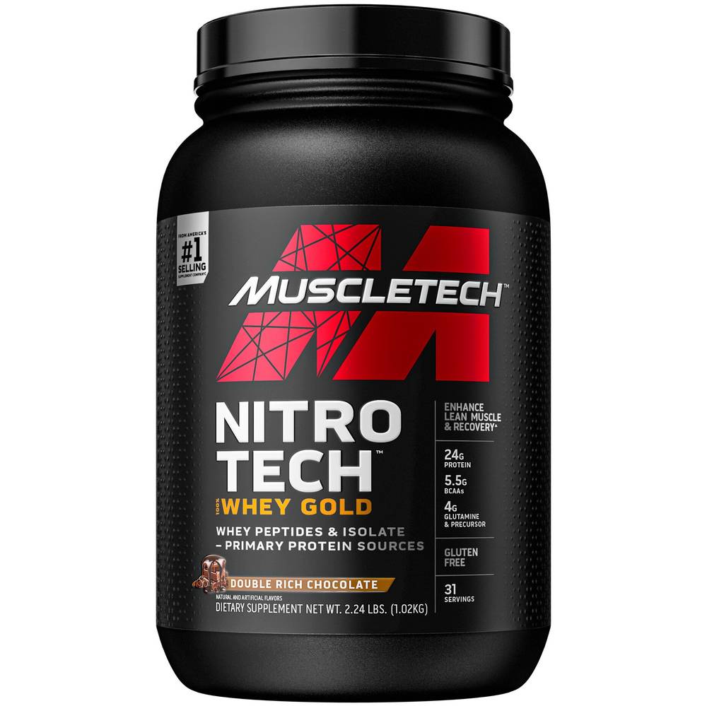 Muscletech Nitro Tech Whey Gold Chocolate Powder (35.2 oz)