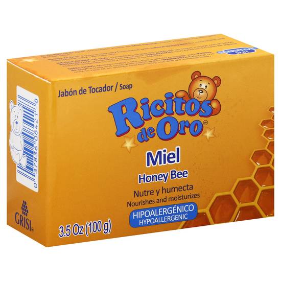 Ricitos De Oro Hypoallergenic Honey Bee Soap