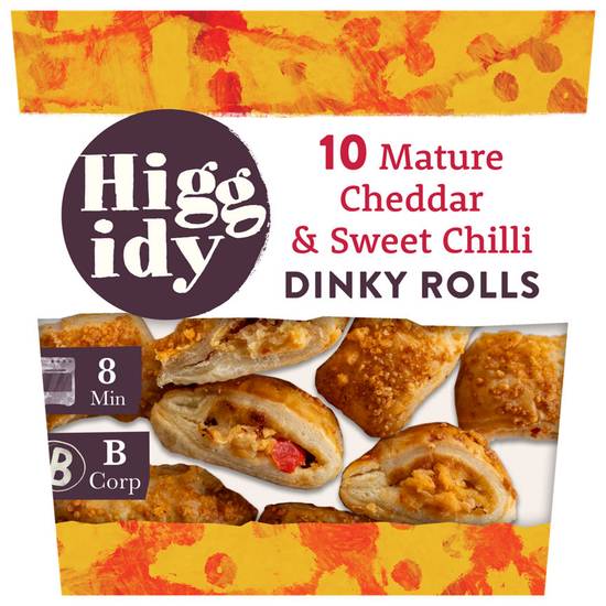 Higgidy Mature Cheddar & Sweet Chilli Dinky Rolls 170g