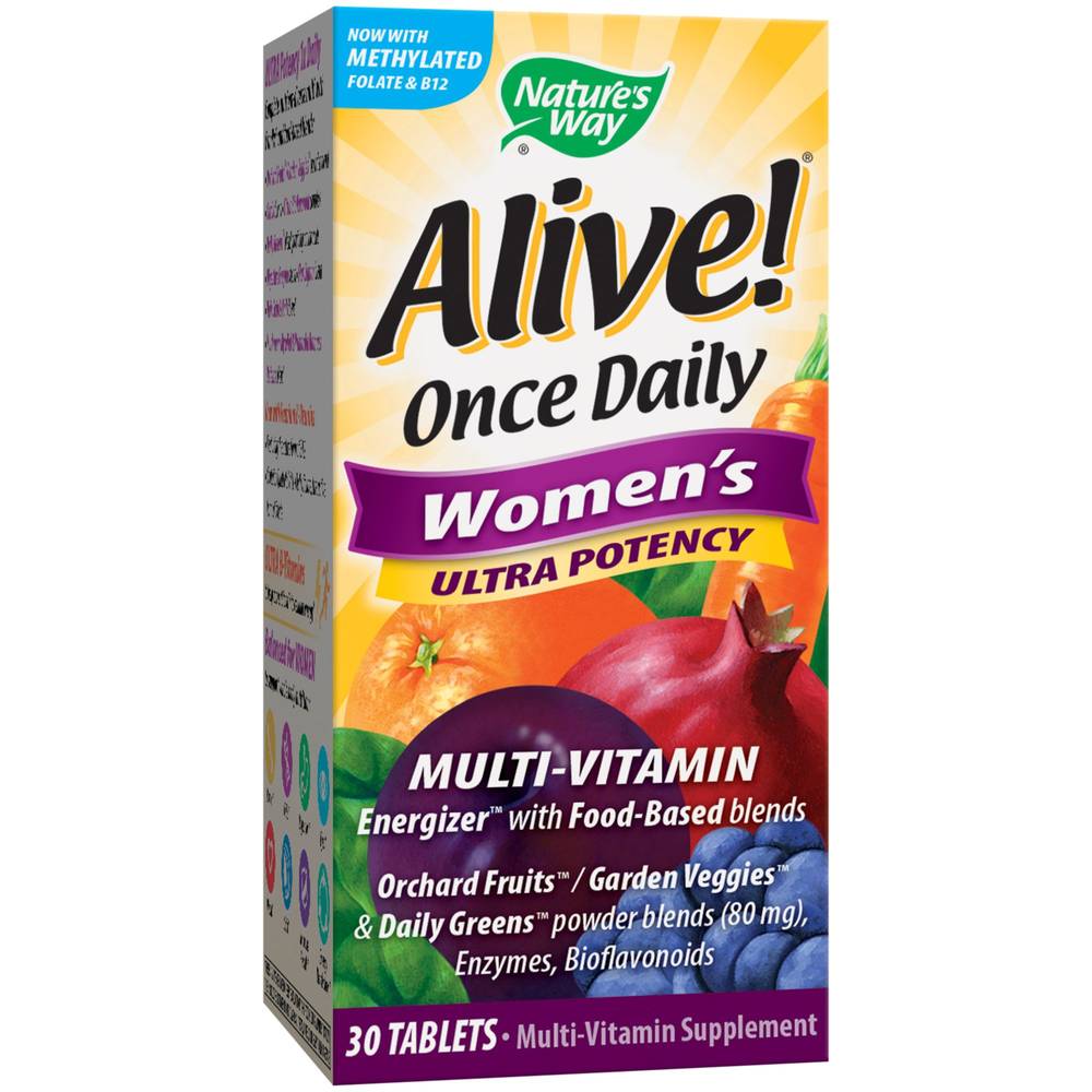 Alive! Once Daily Women'S Multivitamin - Ultra Potency (30 Tablets)