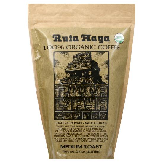 Ruta Maya Organic Medium Roast Whole Bean Coffee (2.2 lb)