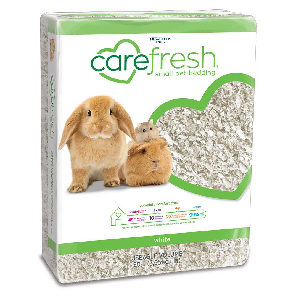 Carefresh sustrato de papel para pequeñas mascotas (blanco)